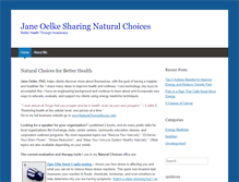 Tablet Screenshot of janeoelke.com